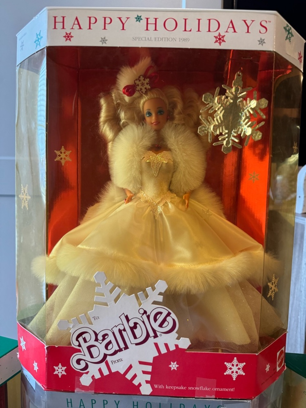 Happy holidays Barbie 1989